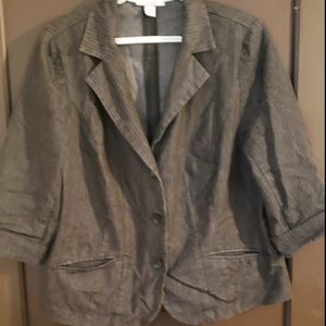 💚2/$10💚 Plus size pinstripe blazer